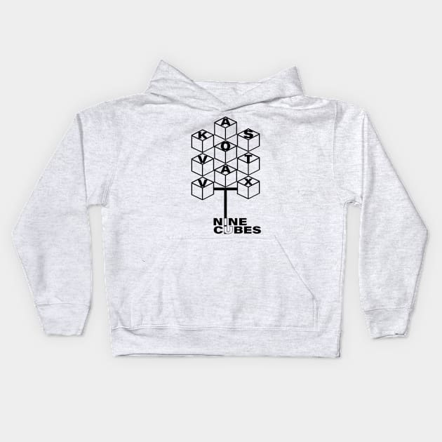 Nine Cubes Kids Hoodie by Ninjaroll